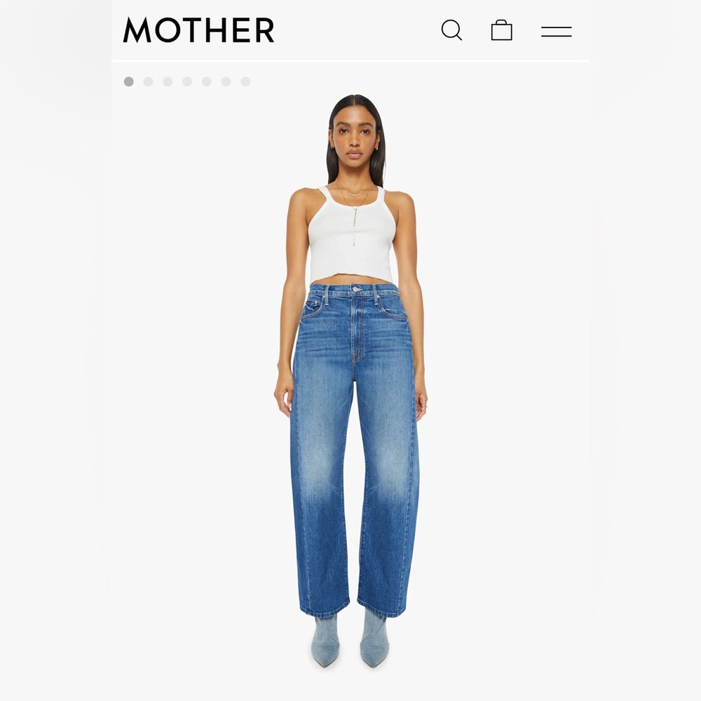 NWT MOTHER The Full-Pipe Flood 👖